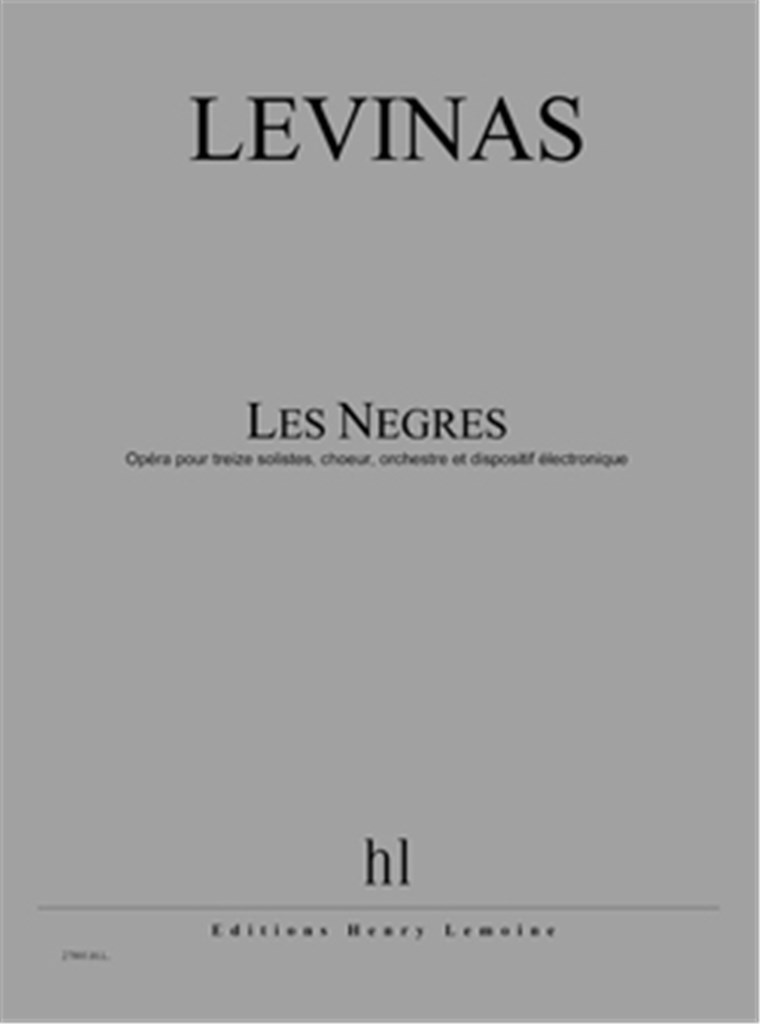 Les Nègres - Opéra en 3 actes